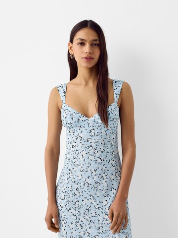 Bershka Summer Dress in Blue