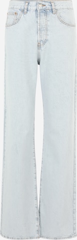 Topshop Tall Regular Jeans in Blue: front