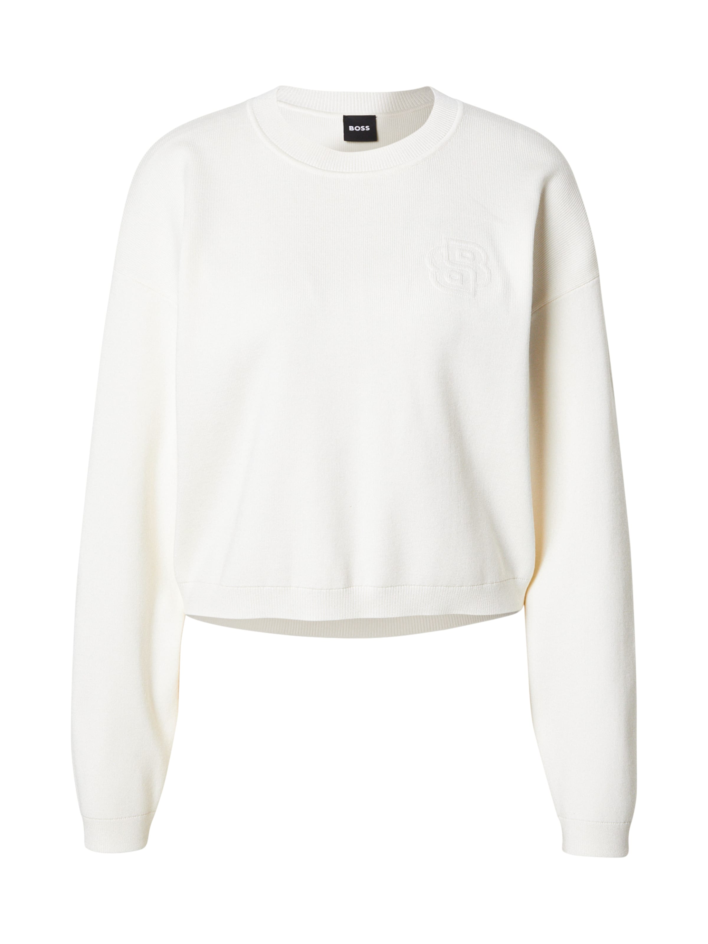 BOSS Neulepaita 'Fominda' värissä valkoinen: etupuoli