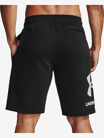 Regular Pantalon de sport 'Rival' UNDER ARMOUR en noir