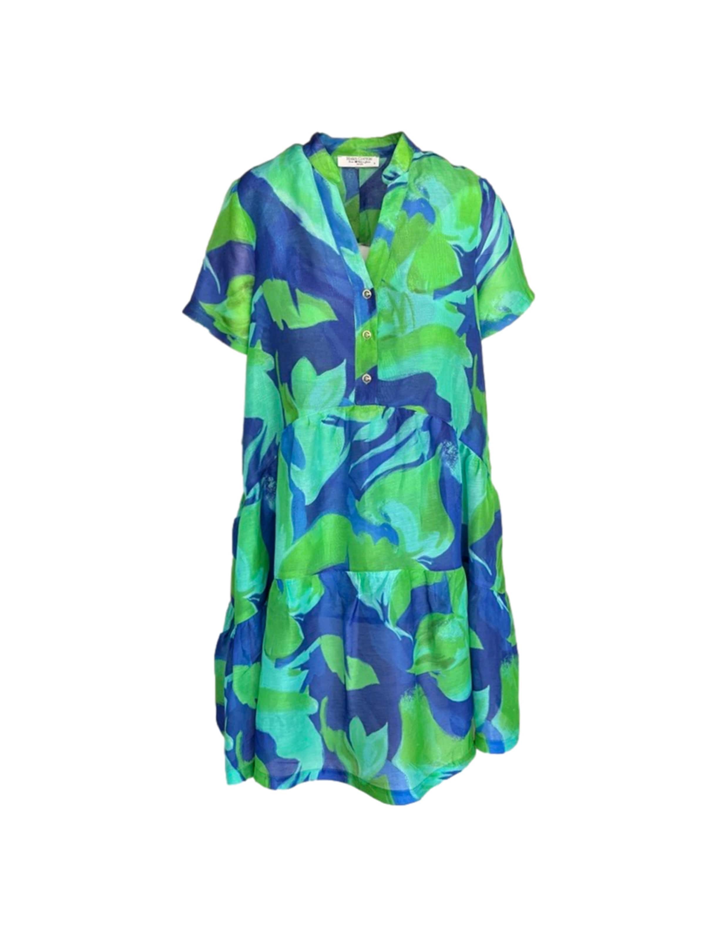 Haris Cotton - Vestido 'Haris Cotton' en azul: frente