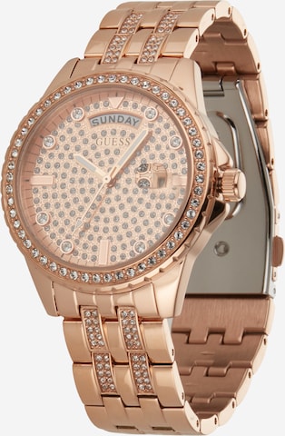 GUESS Analog Watch 'Comet' in Gold: front