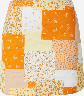 Monki Skirt in Orange: front