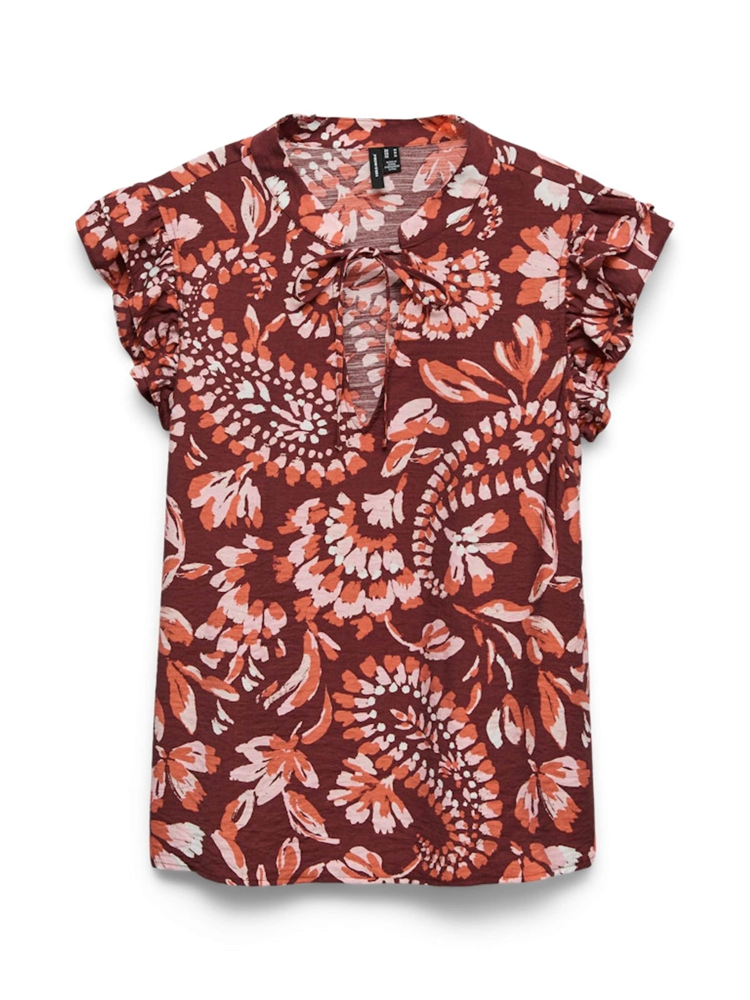 VERO MODA Top 'nellie' in Rood: voorkant