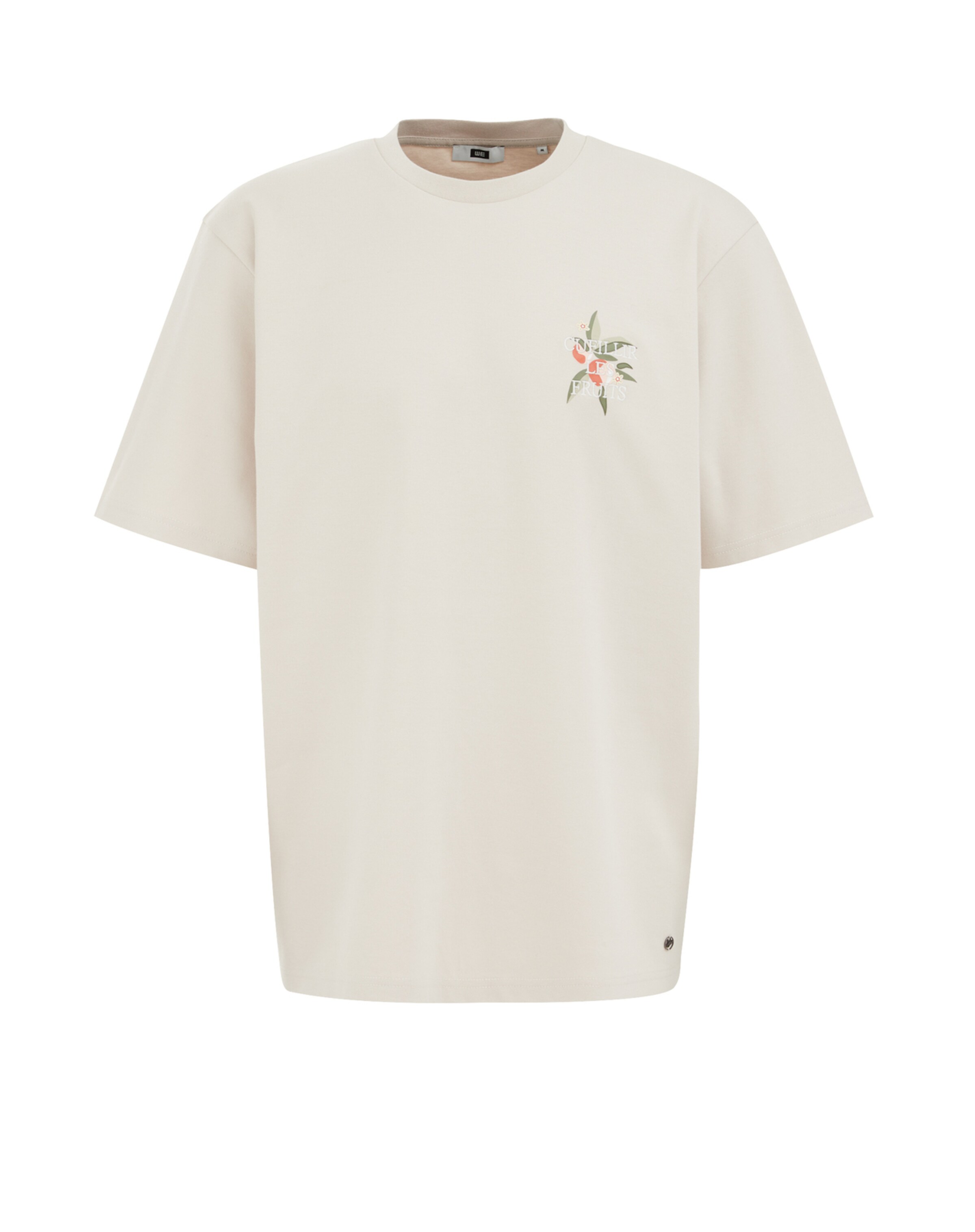 WE Fashion Μπλουζάκι σε μπεζ: μπροστά