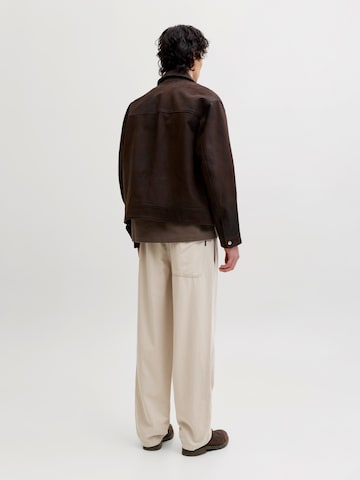 JACK & JONES - Loosefit Pantalón 'JPSTKARL IVY' en gris