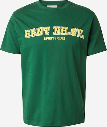Maglietta di GANT in verde: frontale