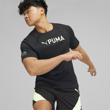 PUMA Sportshirt in Schwarz: Vorderseite