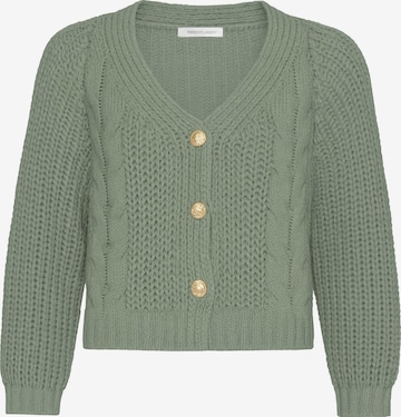 SASSYCLASSY Oversized Cardigan in Green: front