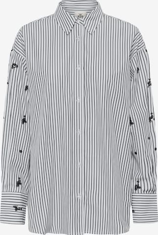 KAREN BY SIMONSEN Bluse 'KBEgoni' in Blau: Vorderseite