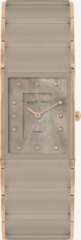 Jacques Lemans Uhr in Beige: Vorderseite