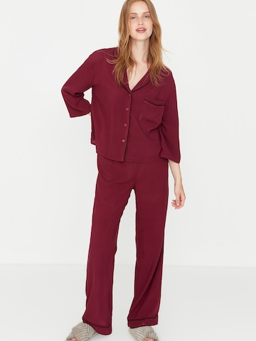 Trendyol Пижама в Красный: спереди