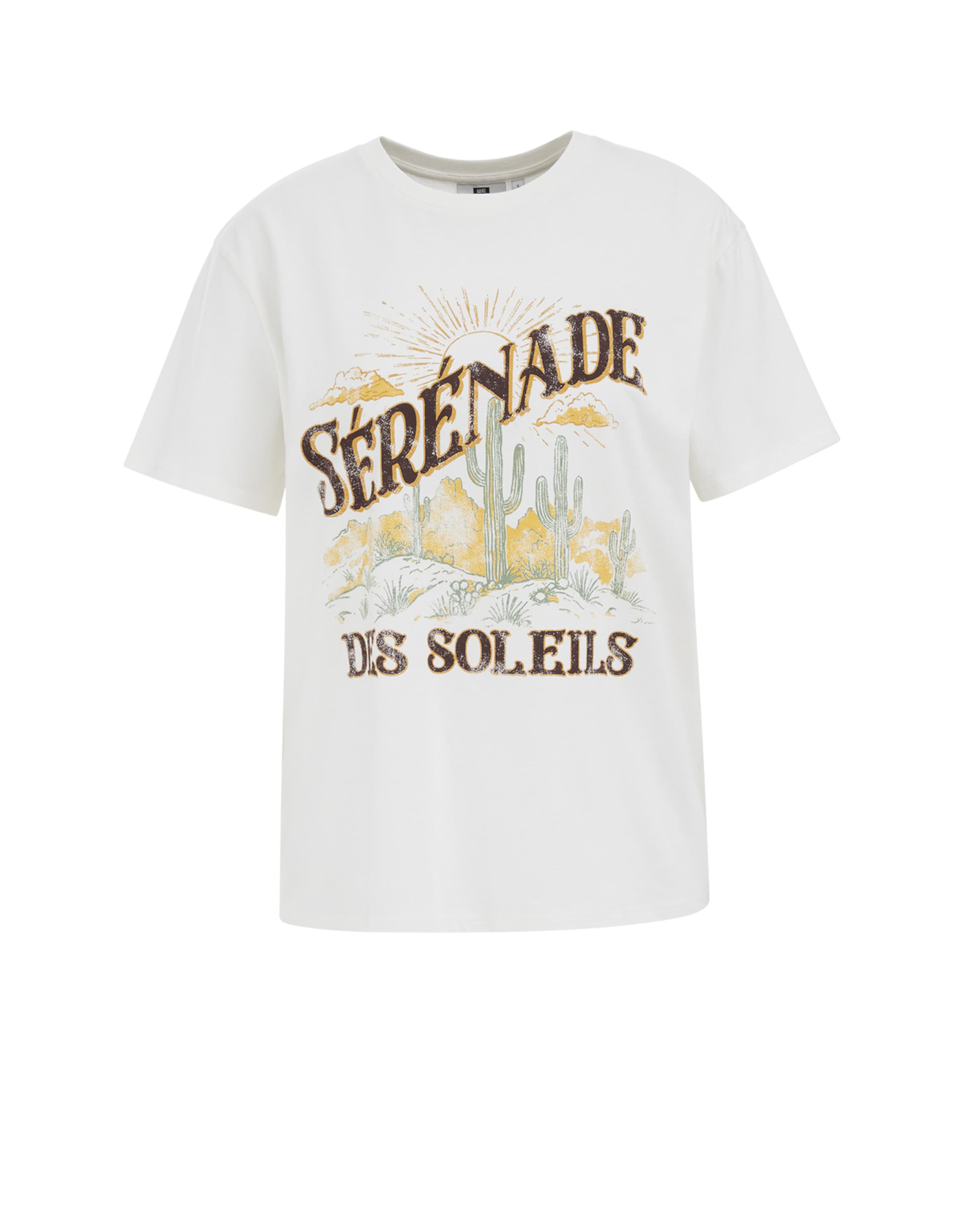 WE Fashion Tričko - Biela: predná strana