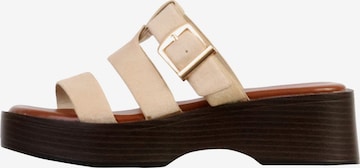 Joia Pantolette in Beige: Vorderseite