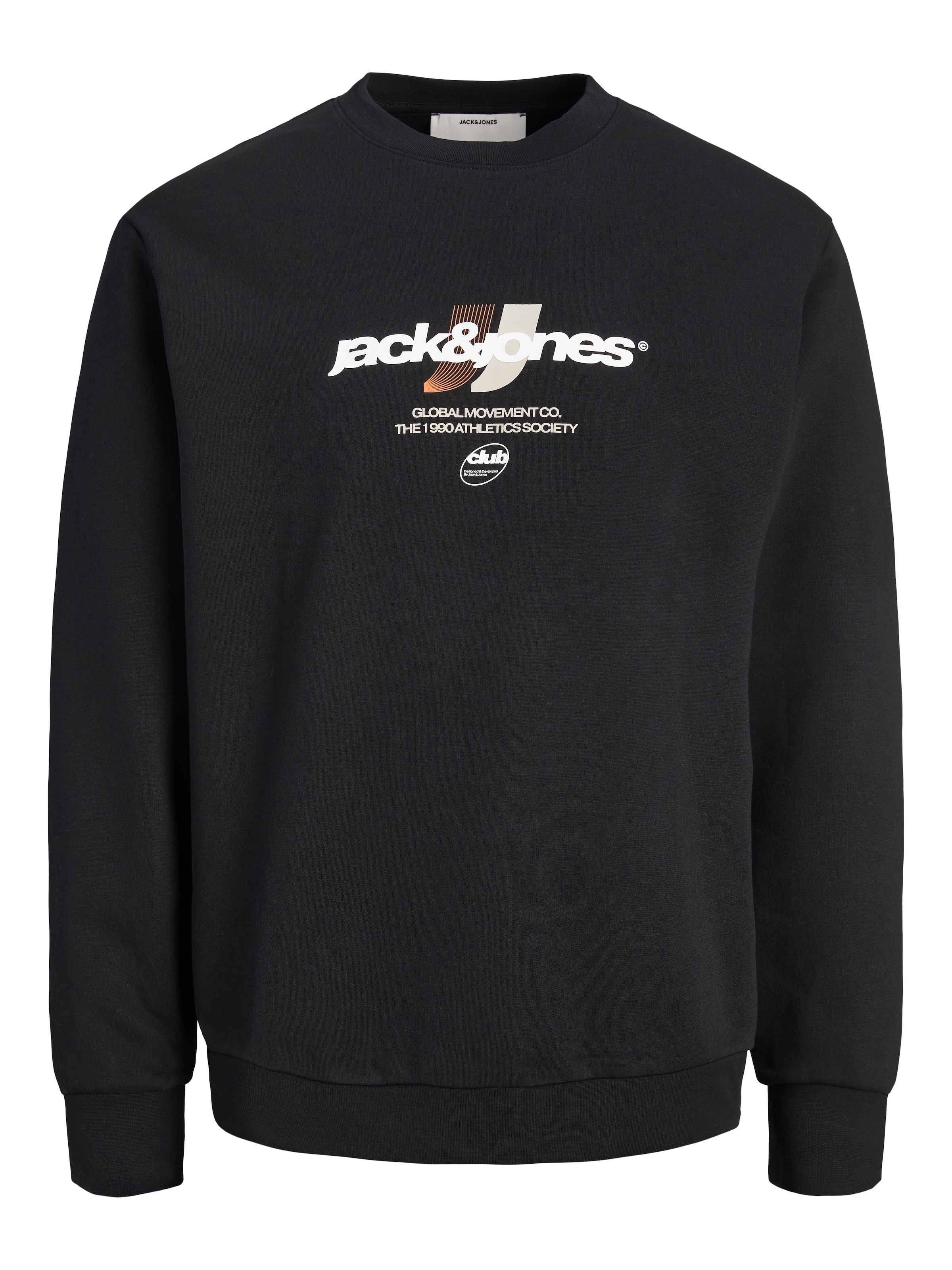 JACK & JONES - Camiseta deportiva 'JCOCLUB BRANDING' en negro: frente