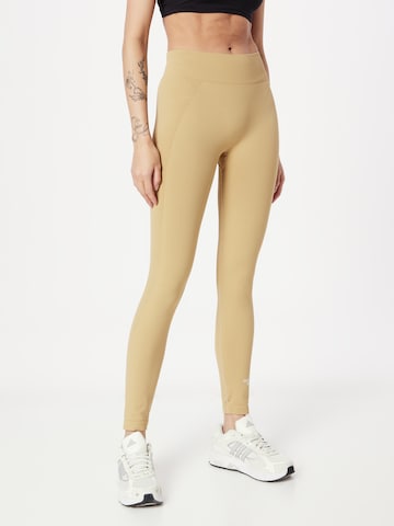 THE NORTH FACE Skinny Workout Pants in Green: front