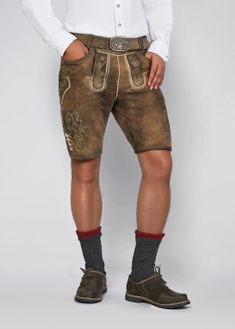 SPIETH & WENSKY Haferlschuh 'Gerd', traditioneller, stilsicherer Lederschuh in Braun