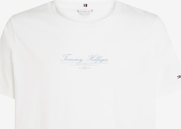 Maglietta di Tommy Hilfiger Curve in bianco: frontale