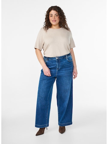 Zizzi Pulover 'Cacallie' | bež barva