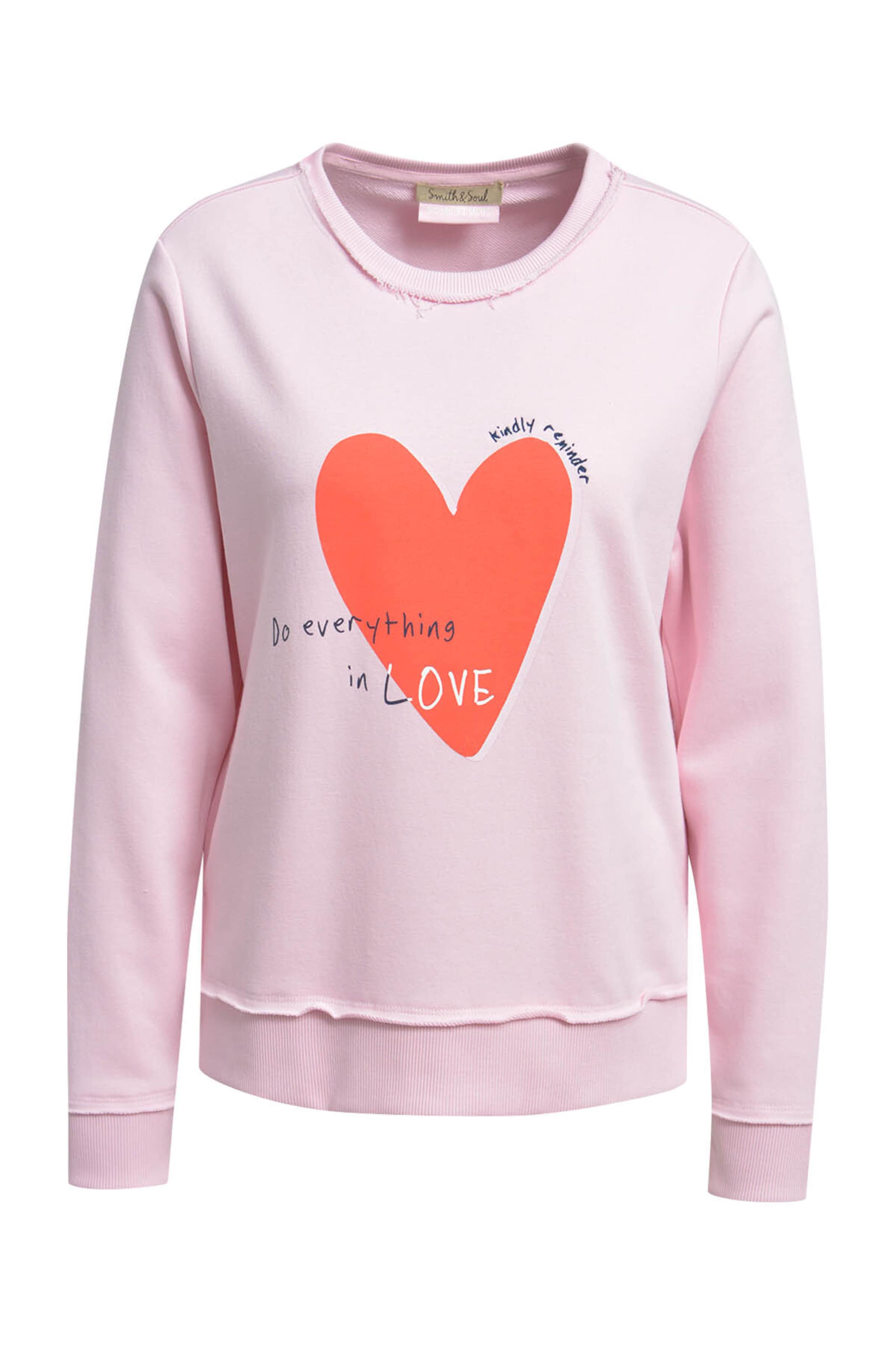 Smith&Soul Sweatshirt in Pink: front