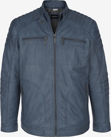BABISTA Lederjacke ' Zanzino ' in Blau: Vorderseite