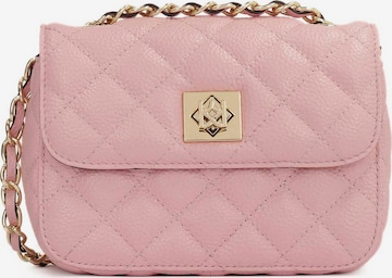 Kazar Crossbody Bag in Pink: front