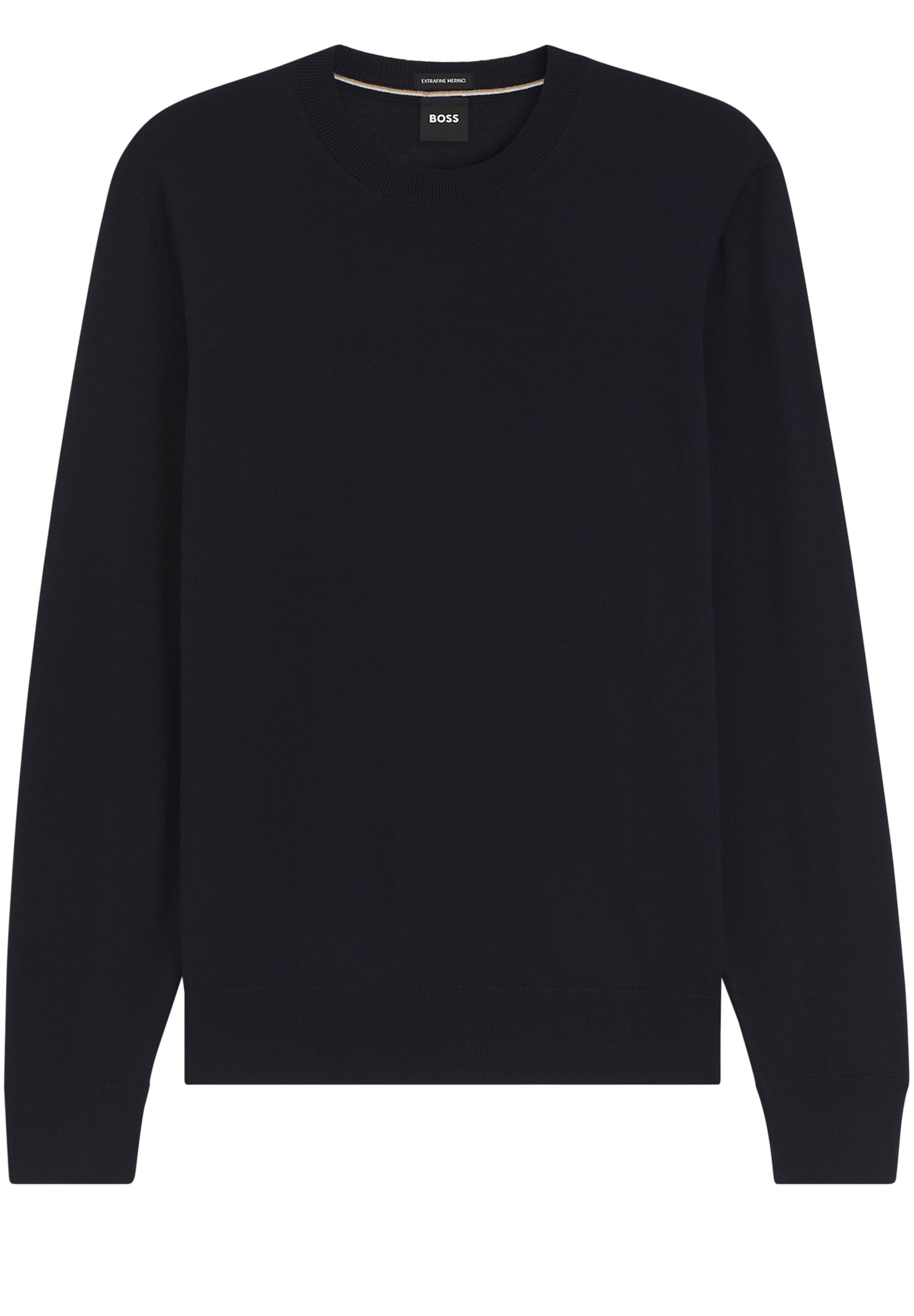 BOSS Sweater 'Leno' in Blue: front