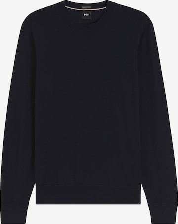 BOSS Pullover 'Leno' in Blau: Vorderseite