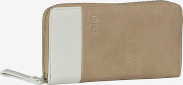 ZWEI Wallet 'Eva' in Brown: front