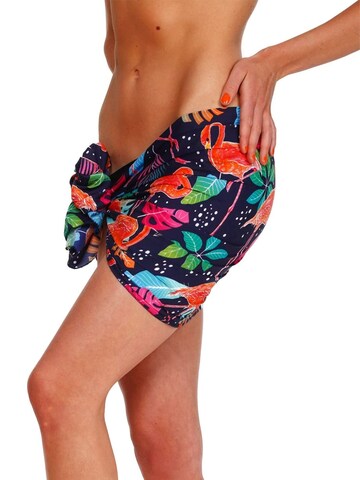 King Kameha - Toalla de playa 'Funky Flamingos' en azul