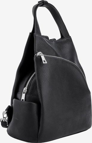 COLLEZIONE ALESSANDRO Backpack 'München' in Black: front