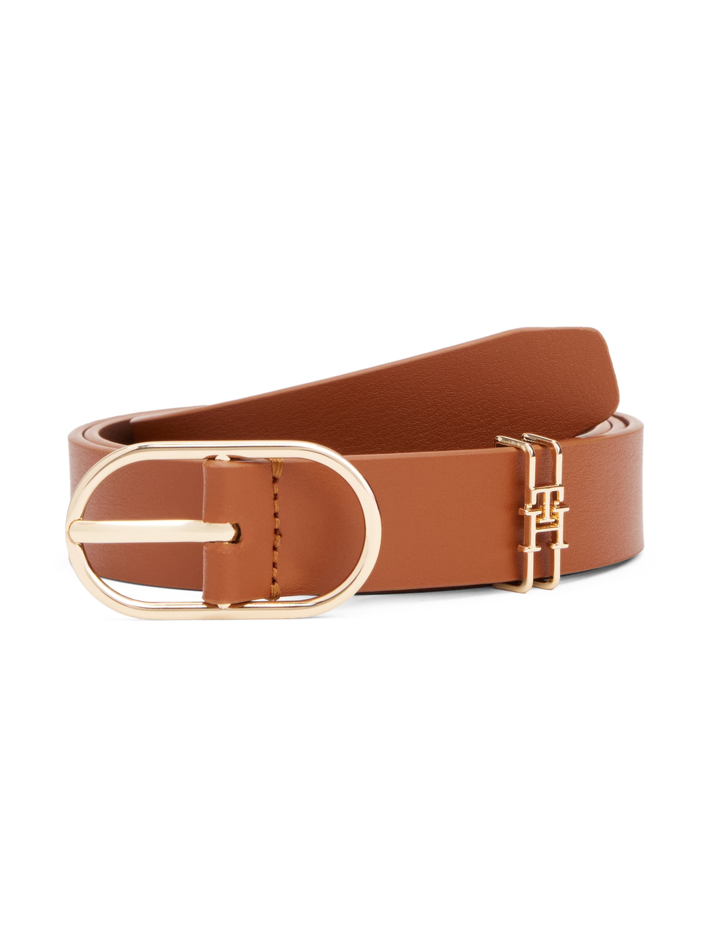 Cintura di TOMMY HILFIGER in marrone: frontale