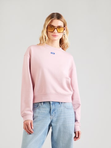 HUGO Mikina 'Delessa' - Ružová: predná strana