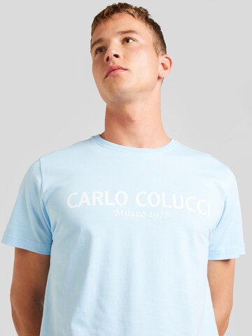 Carlo Colucci - Camiseta 'Di Comun' en azul