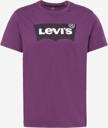 LEVI'S ® Tričko 'Graphic Crewneck Tee' – fialová: přední strana
