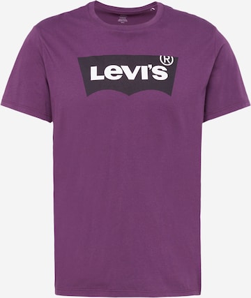 LEVI'S ® Regular Shirt 'Graphic Crewneck Tee' in Purple: front