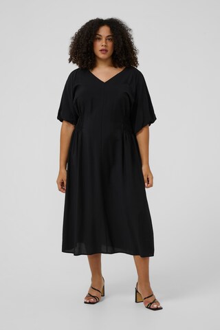 KAFFE CURVE Dress 'KCneela' in Black: front