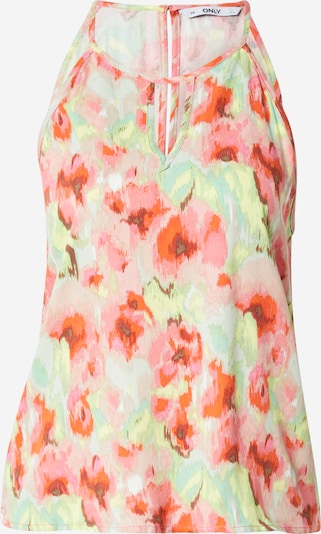 ONLY Top 'ALMA' in Light green / Orange / Pink, Item view