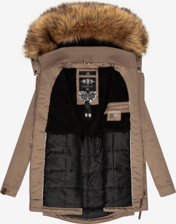 MARIKOO Winter Coat 'Sanakoo' in Brown