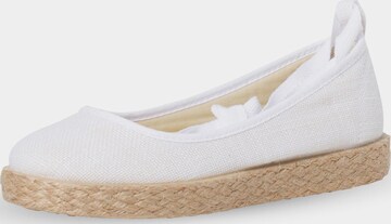 Pisamonas Ballet Flats in White: front