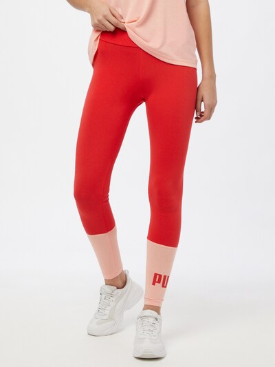 PUMA Tajice 'Essentials+' u krvavo crvena / svijetlocrvena, Prikaz modela