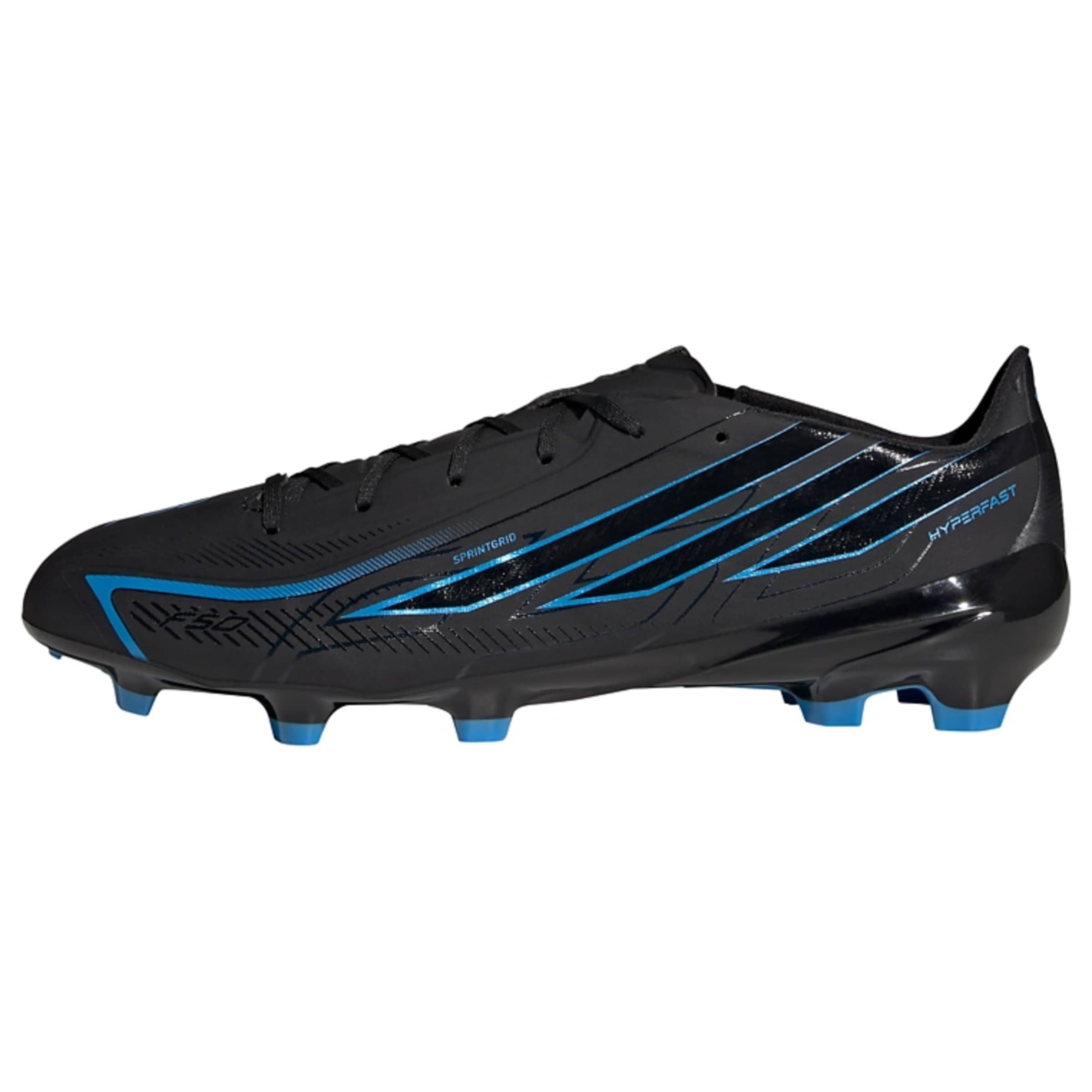 ADIDAS PERFORMANCE - Chuteira 'F50 Hyperfast League' em preto: frente
