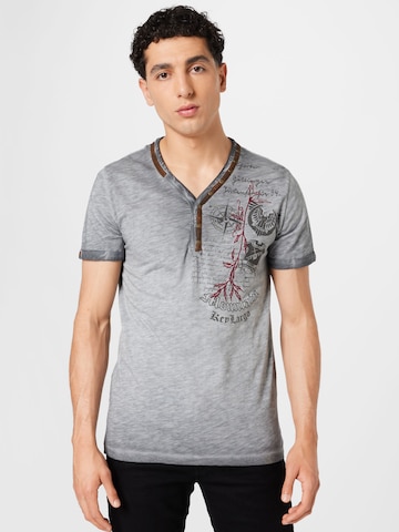 T-Shirt 'WEATHER' Key Largo en gris : devant