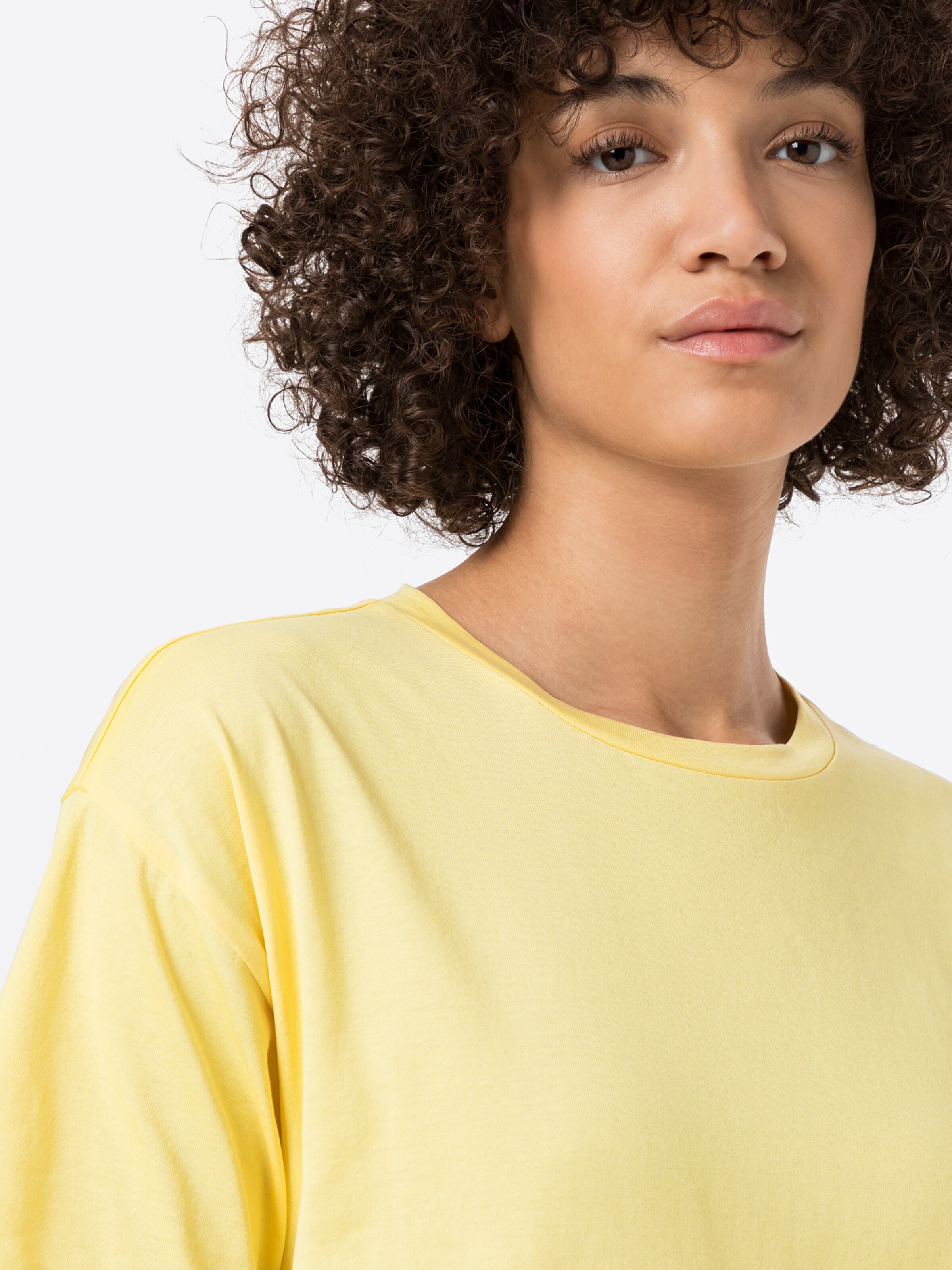 Frauen Große Größen hessnatur Kleid (GOTS) in Hellgelb - FI90085 Frauen Große Größen hessnatur Kleid (GOTS) in Hellgelb - FI90085