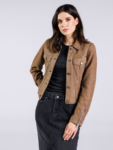 Giacca di mezza stagione 'Callie' di FREAKY NATION in marrone: frontale