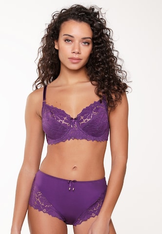 Soutien-gorge LingaDore en violet : devant