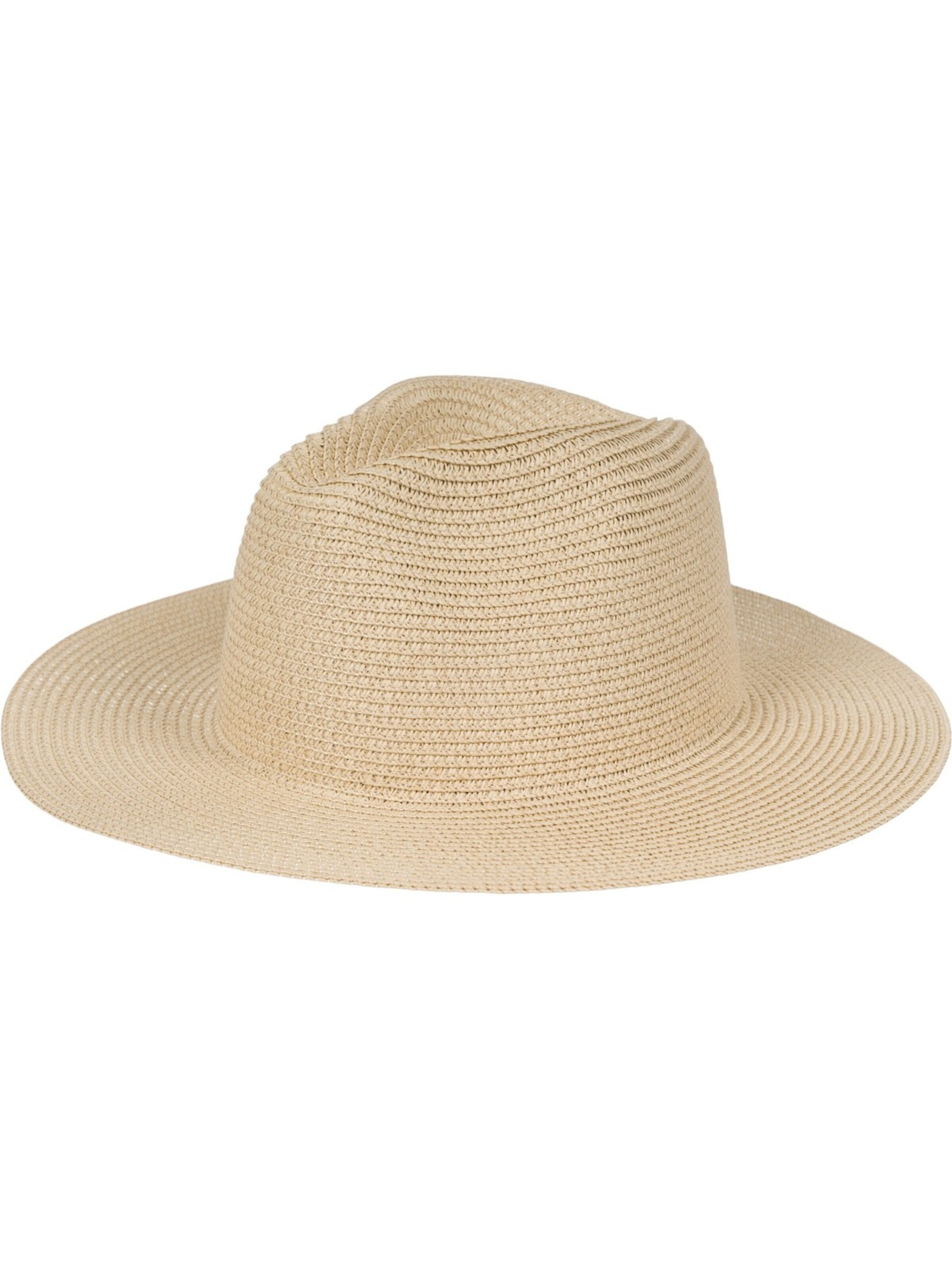 styleBREAKER Hat 'Panama Strohhut - Knautschhut' in Beige