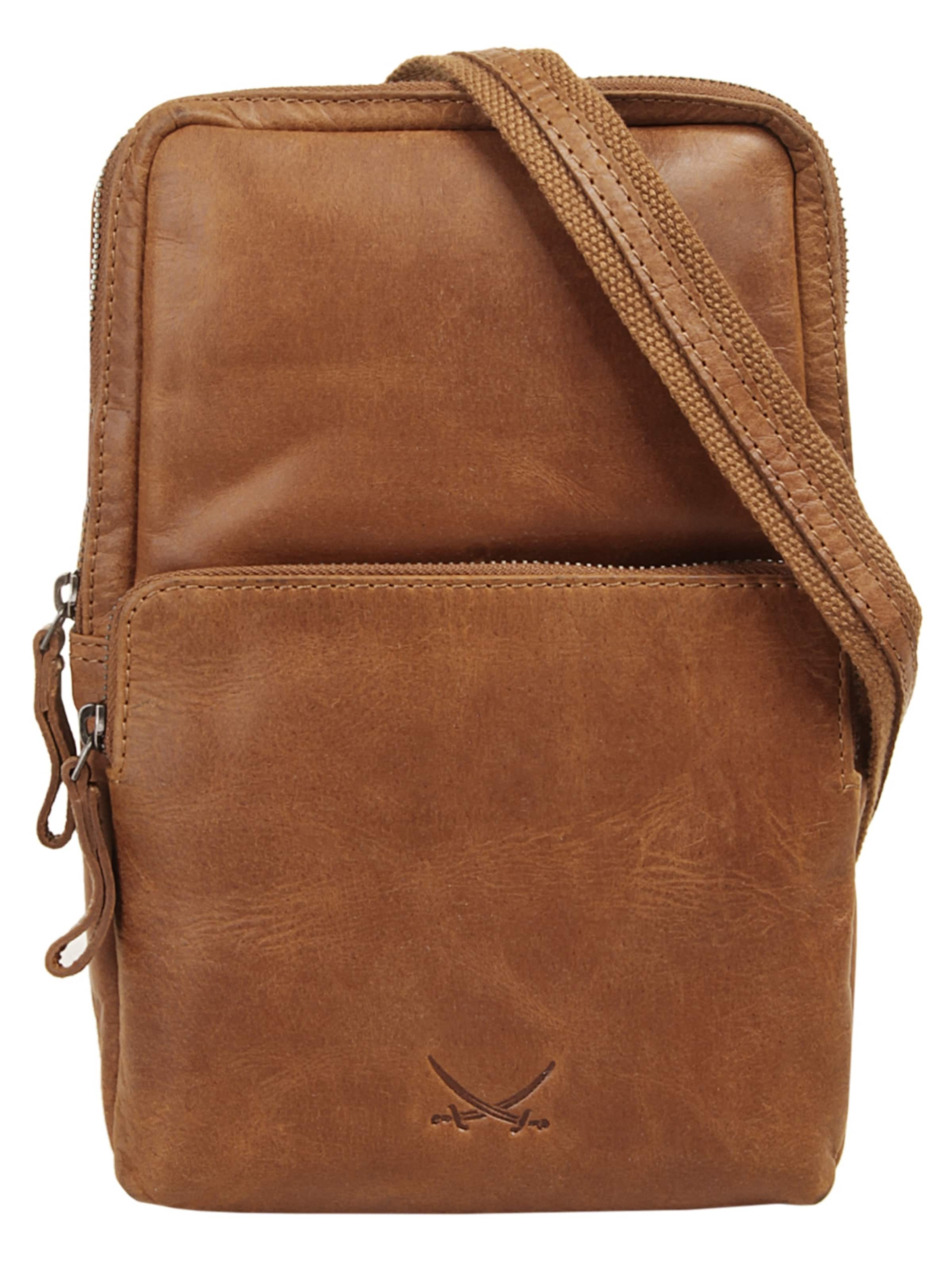 SANSIBAR Crossbody bag 'SANSIBAR SYLT' in Brown: front