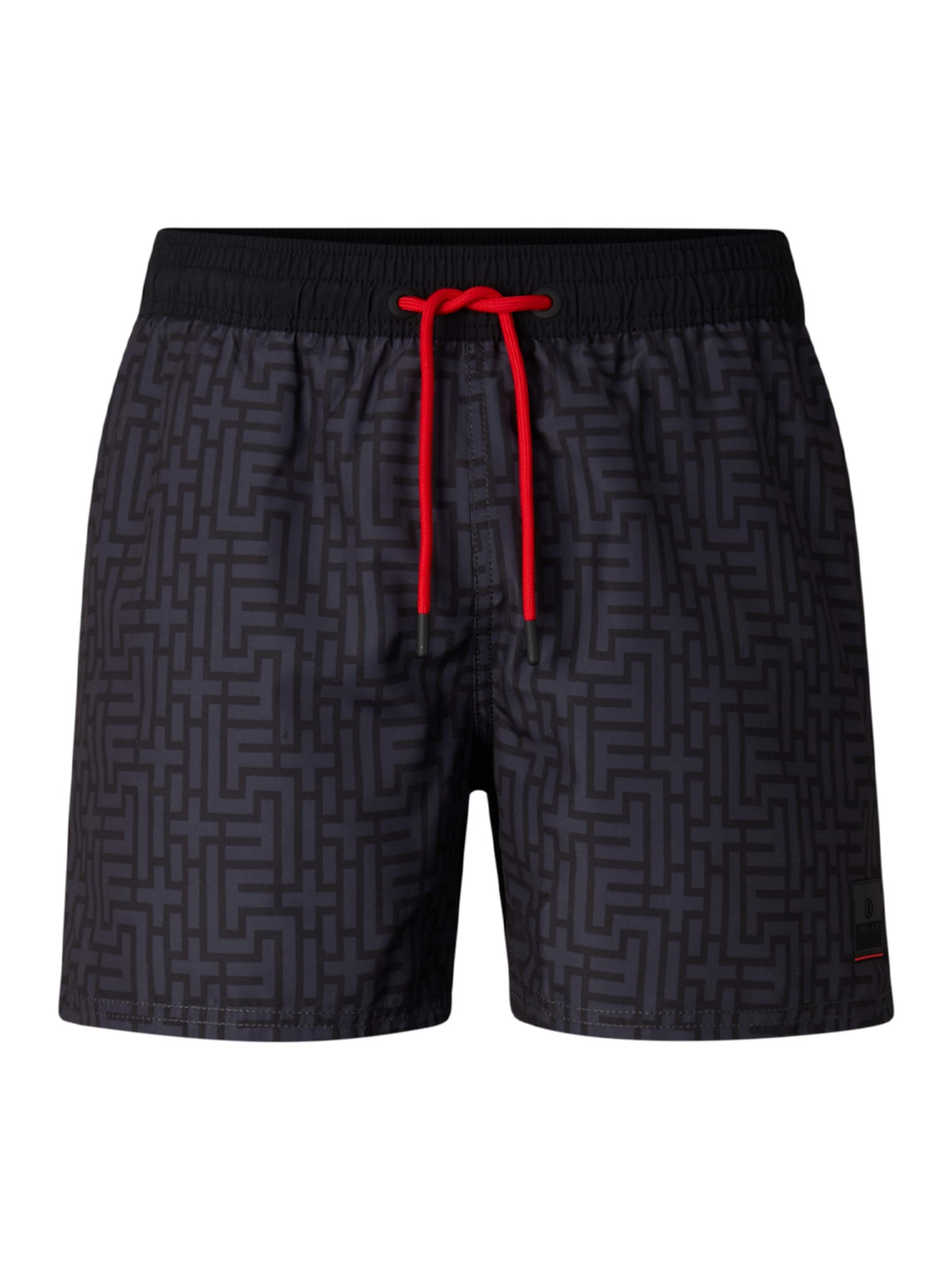 Bogner Fire + Ice Badeshorts 'Nelson' in Grau: Vorderseite