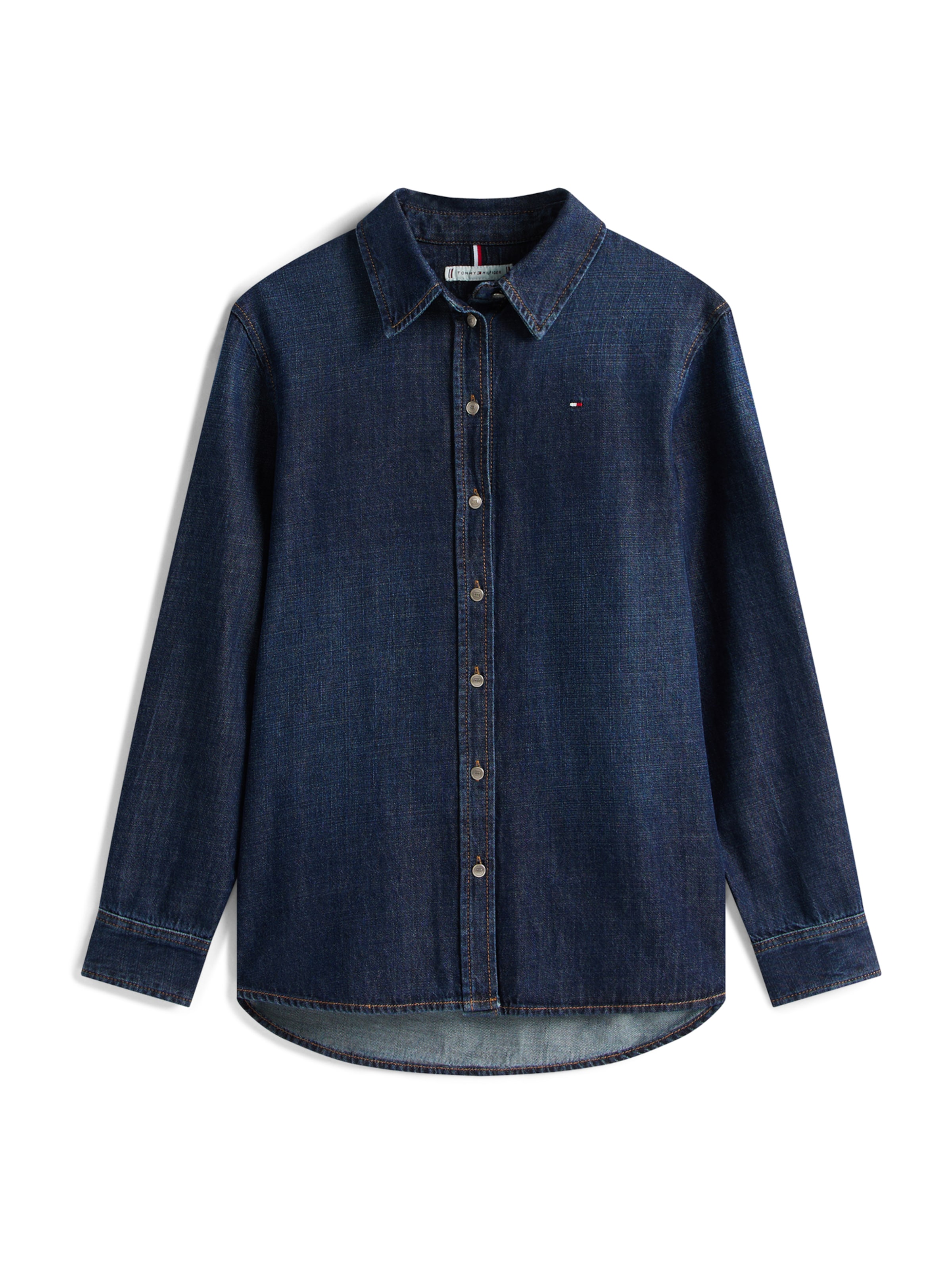 TOMMY HILFIGER Bluse 'MILO' i blå: forside